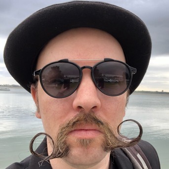 Daryl Milne SwipedOn cloud developer moustache