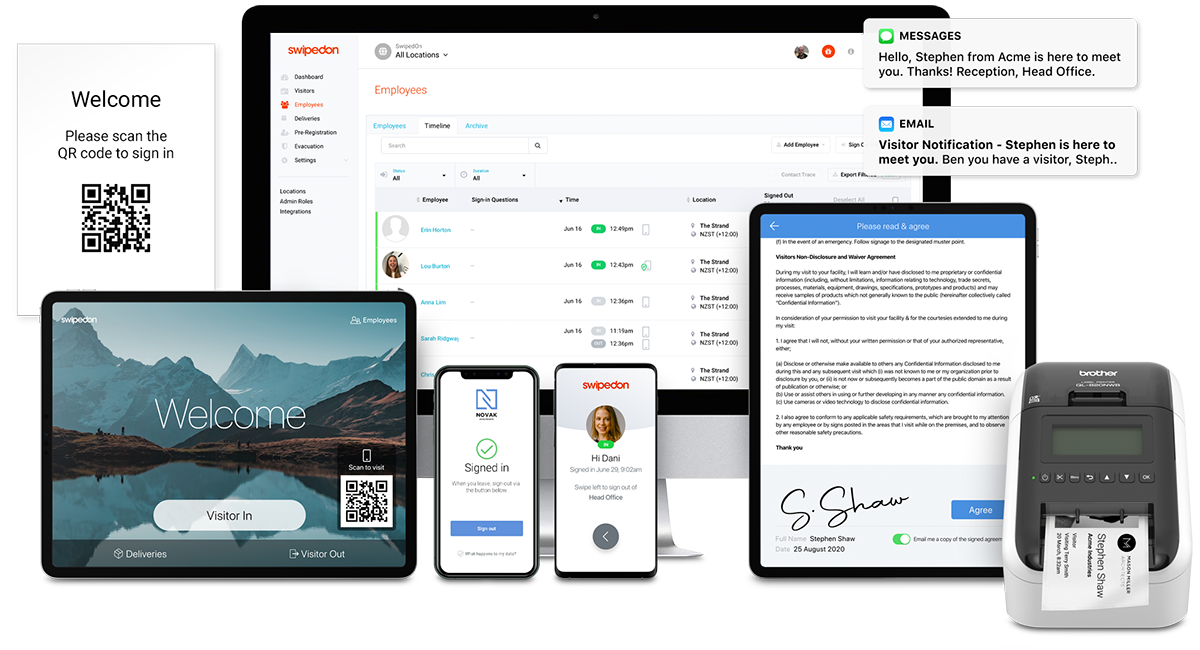USA's Easiest Visitor Management System Sign In App SwipedOn