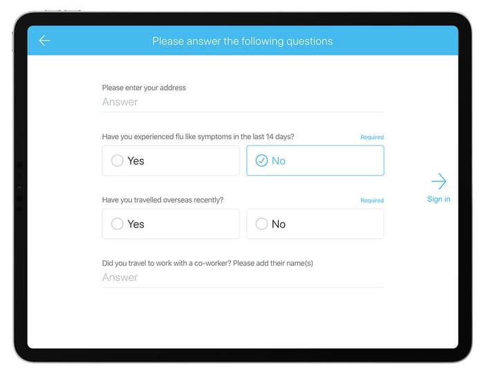 Contact tracing in the workplace: Implement Employee Screening