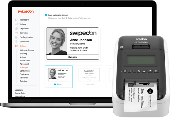 4. Print and Enforce Photo ID Badges - SwipedOn