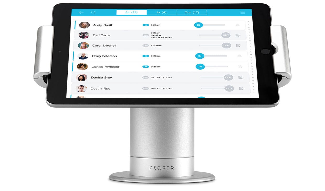Employee digital in out board SwipedOn