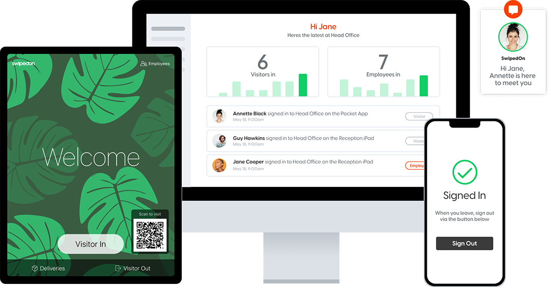 Workplace Sign In System | Visitor & Employee Sign In App | Free Trial